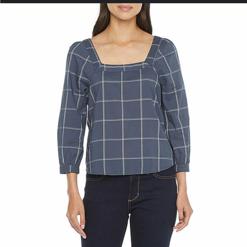 a.n.a Square neck top
